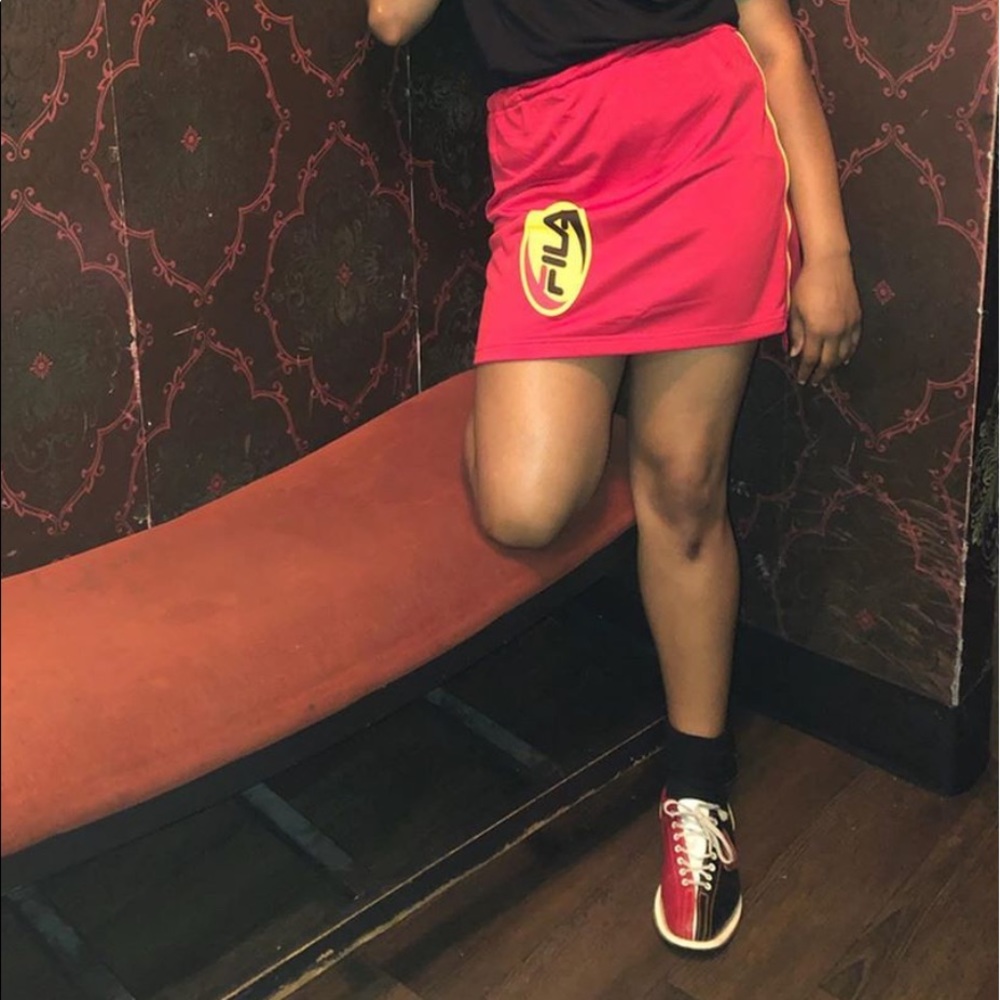 Fila mini skirt